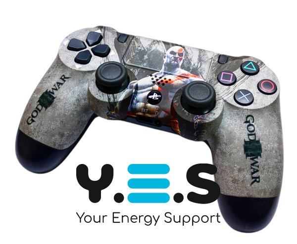 Бездротовий геймпад Sony DualShock 4 v2 для PS4 у стилі God of War