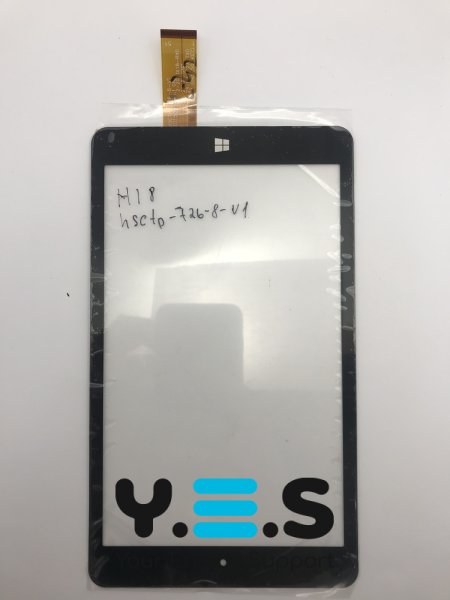 Сенсорний екран HSCTP-726-8-V1 для Chuwi Hi8/Hi8 Pro/Vi8 Plus, чорний/білий