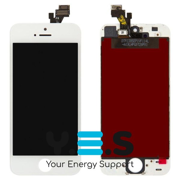 Дисплейний модуль (LCD+сенсор) для iPhone 5, білий