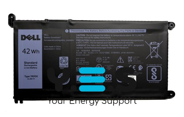 Акумулятор для Dell Inspiron 5481/5482/5485/5491/5493, модель YRDD6