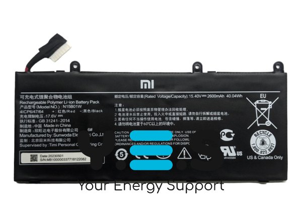 Акумулятор для ноутбука Xiaomi N15B01W/N15B02W — Mi Gaming 15.6 / Mi Ruby 15.6″
