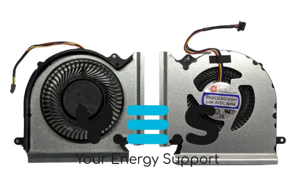 Кулер-вентилятор GPU для ноутбуків MSI GE66 GP66 GL66, PABD08008SH N454