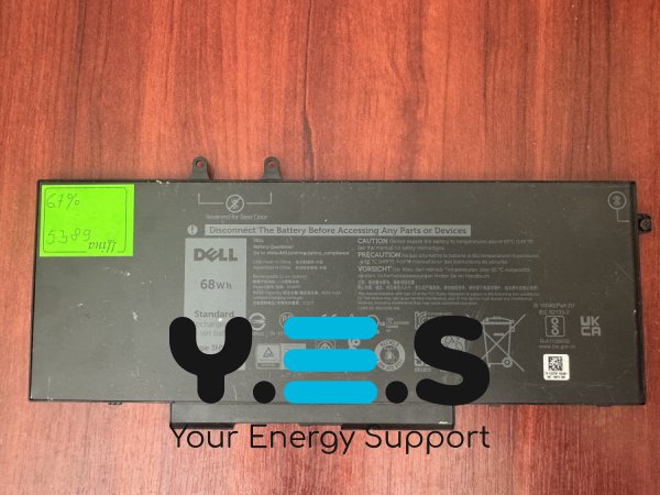 Оригінальний акумулятор Dell 3HWPP, знос 67% для Latitude 5401/5501/5411/5410/5511/3541 (5389)