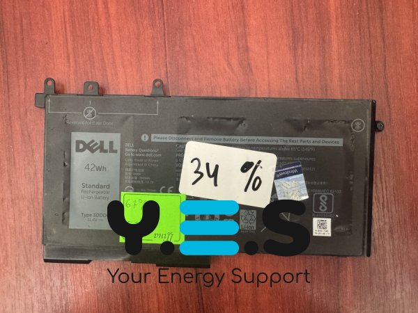 Оригінальний акумулятор Dell 3DDDG (знос 67%) для Latitude E5580/E5480/E5280/5580/5480/M3520/M3530/Dell 15 3530 (B5380)