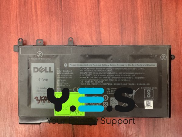 Оригінальний акумулятор Dell 3DDDG, знос 66% для Latitude E5580/E5480/E5280/5580/5480/M3520/M3530/Dell 15 3530 (B5384)