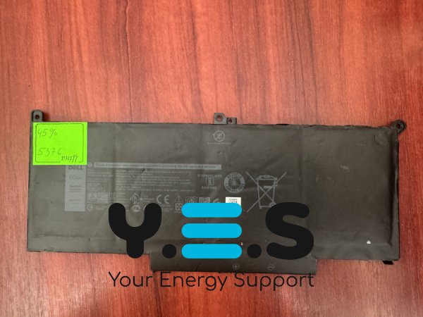 Оригінальний акумулятор DELL F3YGT, знос 45% для Latitude 7280/7290/7380/7390/7480/7490, E7280/E7290/E7380/E7480 (B5376)