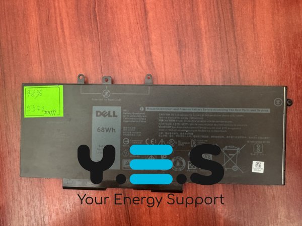 Оригінальний акумулятор DELL GJKNX, знос 78% для Latitude E5580/E5480/E5280/5580/5480/M3520/M3530/Dell 15 3530 (B5377)