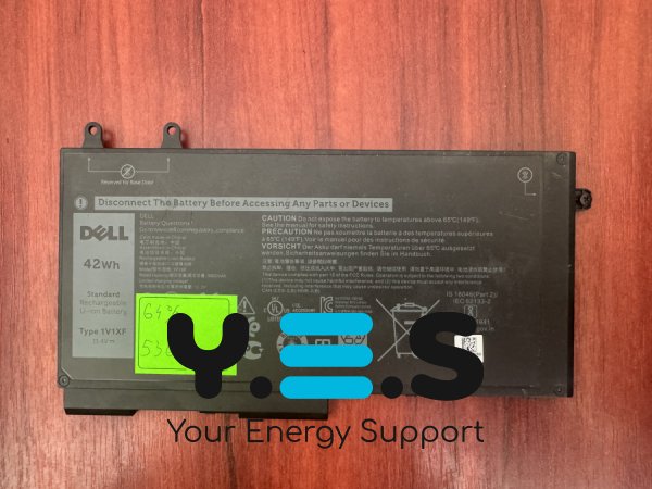 Оригінальна батарея DELL 1V1XF, знос 64% — Latitude 5401/5501/5411/5410/5511/3540 (5368)