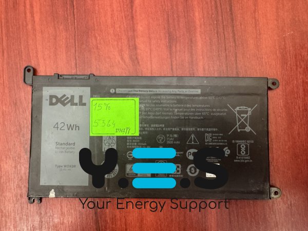 Оригінальний акумулятор Dell WDX0R, знос 15%, для Inspiron 13 5368/5378/5379 9 (5364)