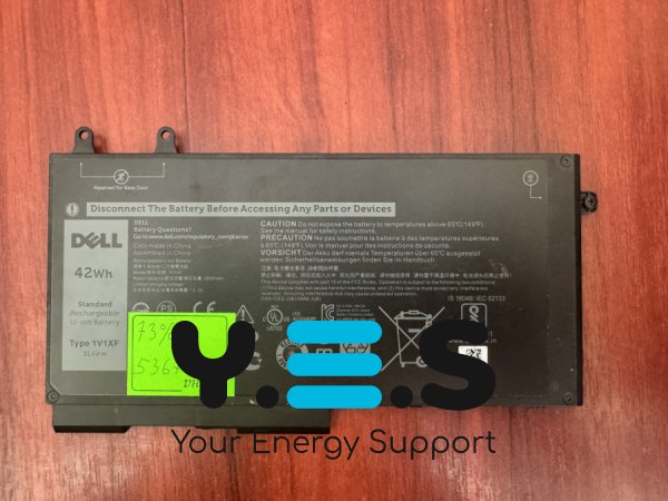Оригінальний акумулятор DELL 1V1XF, знос 73%, для Latitude 5401/5501/5411/5410/5511/3540 (5367)