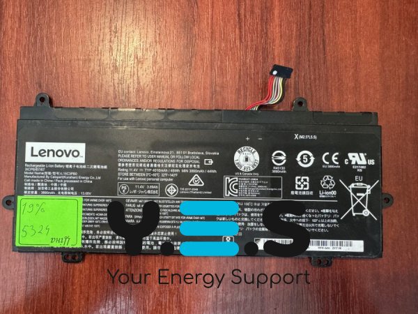 Оригінальний акумулятор Lenovo L15C3PB0, знос 19% — для Lenovo Winbook N22 (5324)