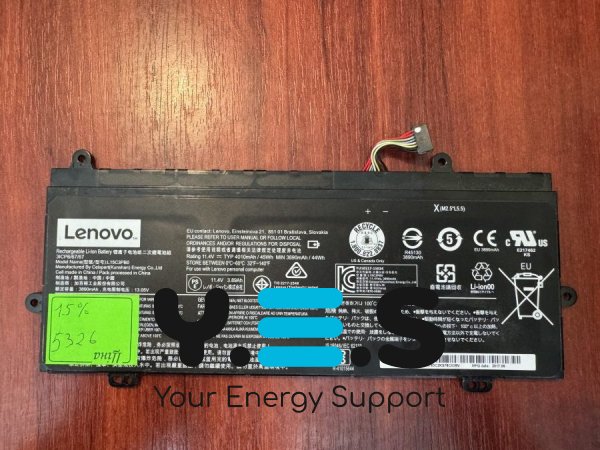 Оригінальний акумулятор Lenovo L15C3PB0, знос 15% — для Lenovo Winbook N22 (5326)