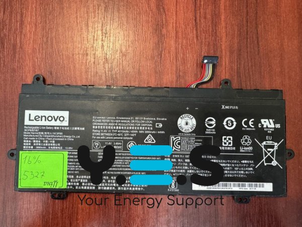 Оригінальний акумулятор Lenovo L15C3PB0, знос 16% — для Lenovo Winbook N22 (5327)