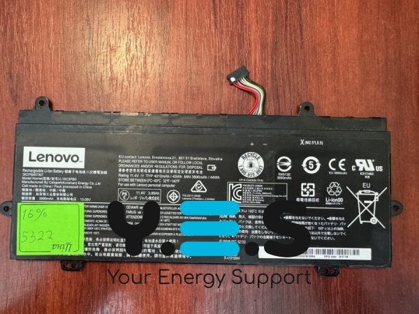 Оригінальний акумулятор Lenovo L15C3PB0, знос 16% — для Lenovo Winbook N22 (5322)