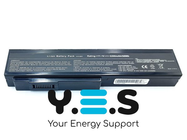 Акумулятор A32‑M50 для ASUS N53/N53J/N53s/N53JL/N53JN (A32‑N61), 10.8В 5200мА·год