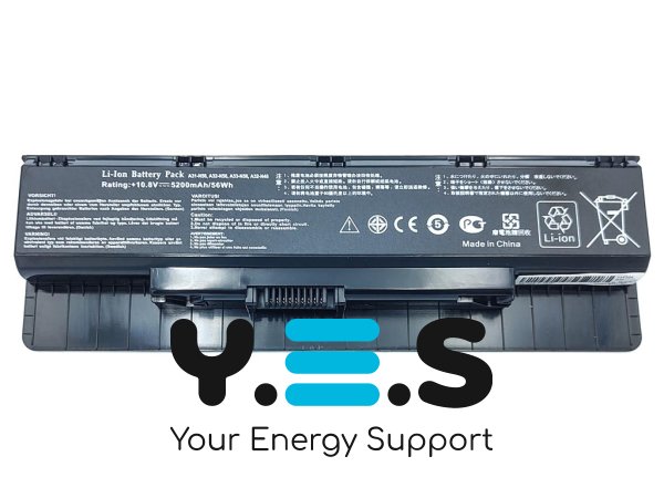 Акумулятор A32-N56/A31-N56 для ASUS N76VZ/PRO B53A/PRO B53V/R500N/R500VD/R503C, 10.8V 5200mAh