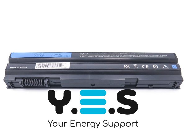 Акумулятор T54FJ (NHXVW) для Dell Latitude E5420/E5430/E5520/E5530/E6420/E6430/E6520, Inspiron 5520/7420/7520 11.1V 5200mAh 58Wh, розʼєм зліва