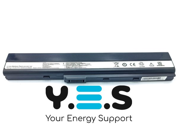 Акумулятор ASUS A32-K52 для A52JC/K42J/K52J/P52JC/A42/K42JA/K52JB/A42D/K42JB 10.8V 5200mAh