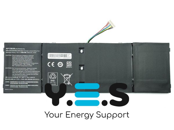 Акумулятор AP13B3K для Acer V5-472/473/552/572/573, 15V 53Wh 3560mAh