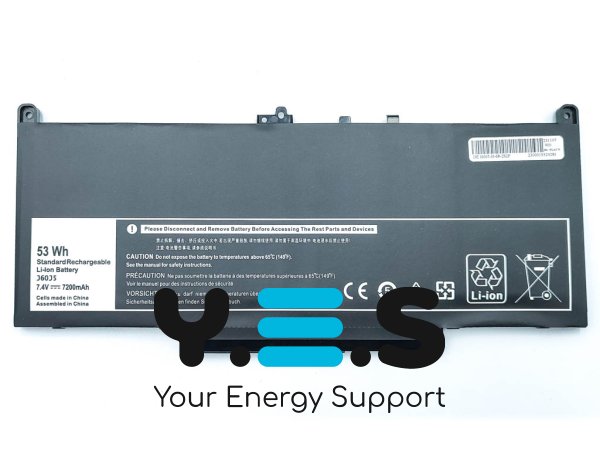 Акумулятор Dell J60J5 для Latitude E7260 (R1V85/242WD), 7.4V 53Wh