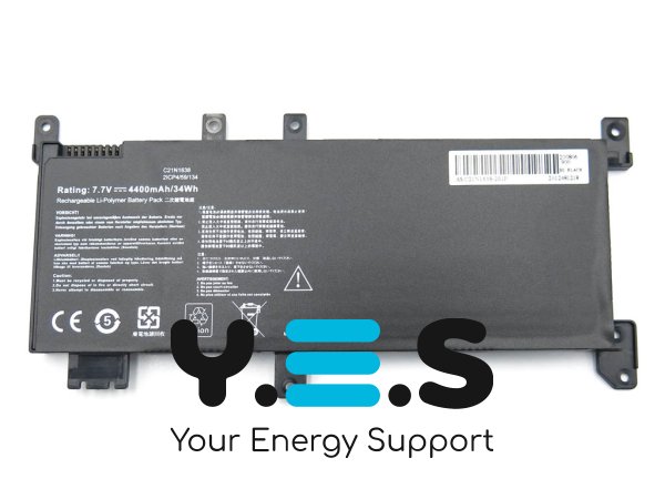 Акумулятор C21N1638 для ноутбука ASUS VivoBook A480U, X442UA, X442UR, X442UQ, X442UN, F442U, F442UR 7.7V 4400mAh 34Wh