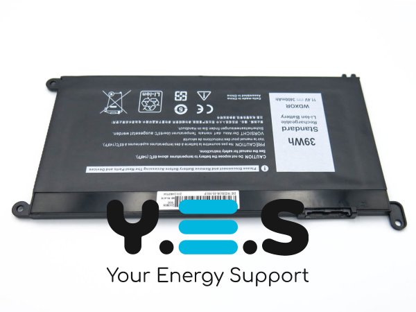 Акумулятор для ноутбука Dell WDX0R 11.4V 3400mAh 39Wh для Inspiron 14 7000 5565/5567/5570/5775/7560 7472/7460/7572 7368/7378 Latitude 3488/3580 (T2JX4)