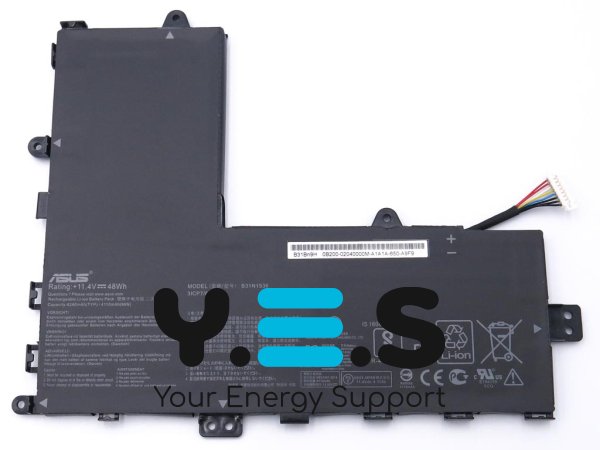 Акумулятор B31N1536 для Asus VivoBook TP201SA, TP201SA-3K (11.4V, 48Wh, 4110mAh)