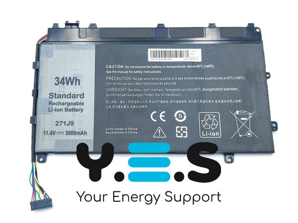 Акумулятор Dell 271J9 для Latitude 13 7000/7350 (GWV47/YX81V/MN791) 11.1V 3000mAh 34Wh