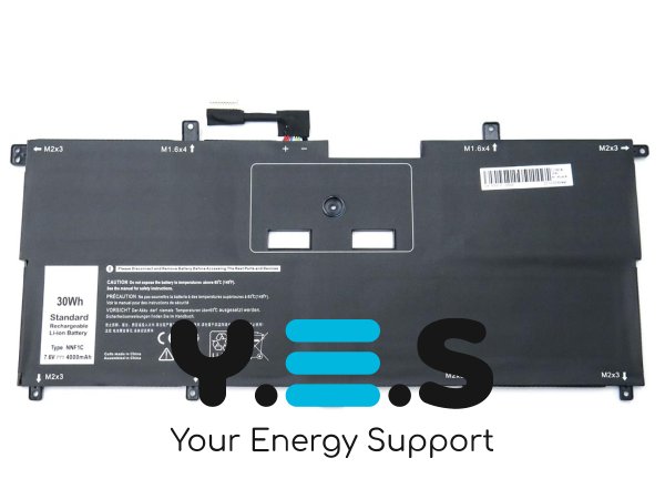 Акумулятор NNF1C (HMPFH) для Dell XPS 13 9365 — 7.6V 4000mAh 30Wh