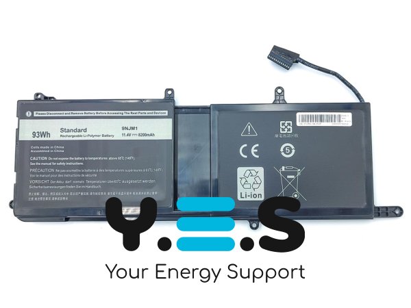 Акумулятор Dell 9NJM1 для ALW15C/ALW17C/AW15R4/AW17R5, 11.4V 8200mAh 93Wh (HF250/0546FF/44T2R)