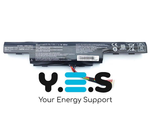 Акумулятор для Acer AS16B5J Aspire E5-575G, F15 F5-573G series 10.8V 5200mAh