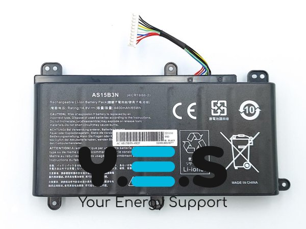 Акумулятор ACER AS15B3N для Predator 17 G9-791, G9-791G, G9-792, G9-792G (14.8V 4400mAh)
