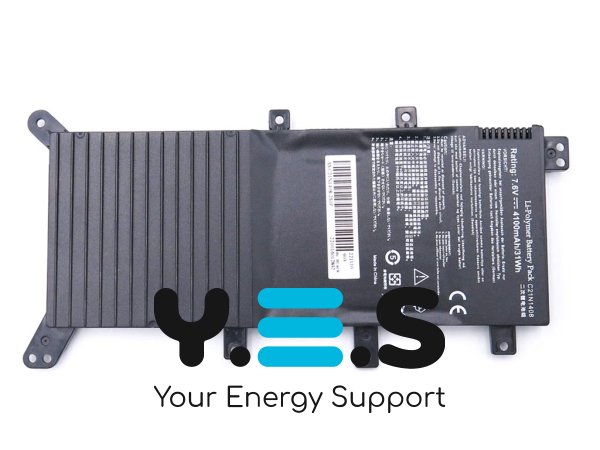 Акумулятор C21N1408 для Asus VivoBook 4000 V555L/MX555/A555LJ/F554LD/V555LB 7.6V 4100mAh 31Wh
