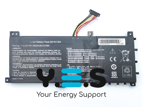 Акумулятор для ноутбука Asus B41N1304 для V451/V451LN/V451LA/S451LA, 14.4V 2600mAh 37.4Wh