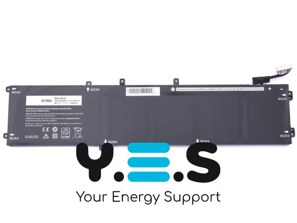 Акумулятор для Dell 4GVGH (6GTPY) XPS 15 9550/9560/9570 Precision M5510/M5520/M5530 61Wh 5500mAh 11.1V