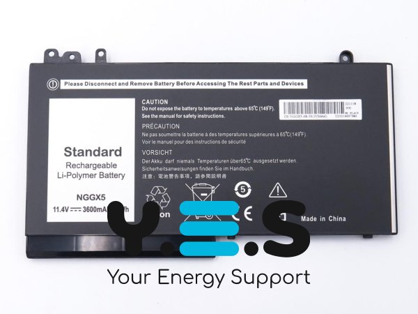 Акумулятор для ноутбука Dell NGGX5 Latitude E5270/E5470/M3510/E5570/E5550 (0RDRH9, RDRH9) 11.4V 3600mAh 41Wh Metal Case