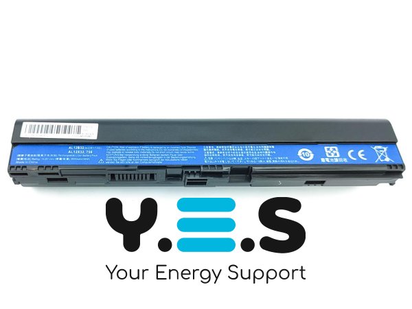 Акумулятор для Acer TravelMate B113 Series AL12A31/AL12B31/AL12B72/AL12X32 14.8V 2600mAh 38.5Wh
