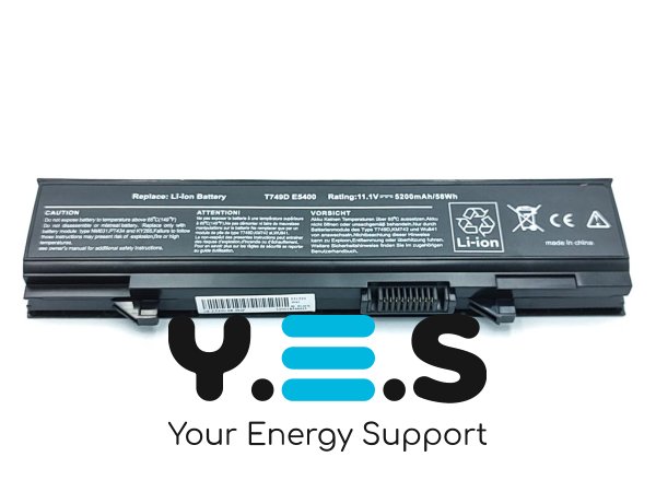 Акумулятор для Dell Latitude RM668 MT187 MT193 MT196 MT332 RM649 RM656, 11.1V 5200mAh