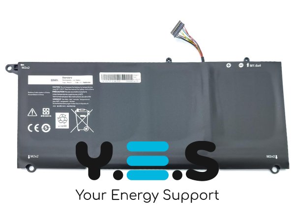 Акумулятор Dell PW23Y для XPS 13 9360, D1605G/D1605T (TP1GT), 7.6V 7800mAh 59Wh