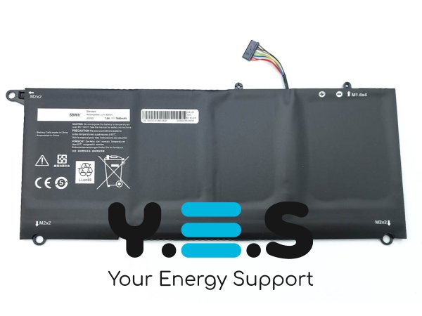 Акумулятор Dell JD25G для XPS 13 9343/9350 (90V7W, DIN02, P54G) 7.6V 7800mAh 59Wh