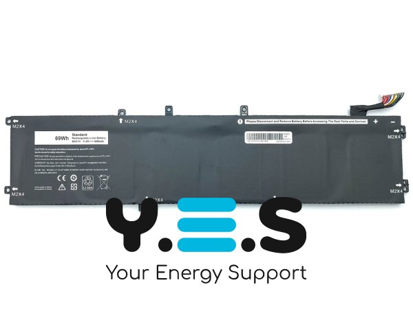 Акумулятор Dell 6GTPY для XPS 15 9550/9560/9570, Precision M5510/M5520/M5530, 11.4V 6000mAh 69Wh (05041C)
