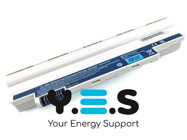Акумулятор AL10B31 (AL10A31) для ACER One AO522, AOD270, One E100 10.8V 5200mAh білий