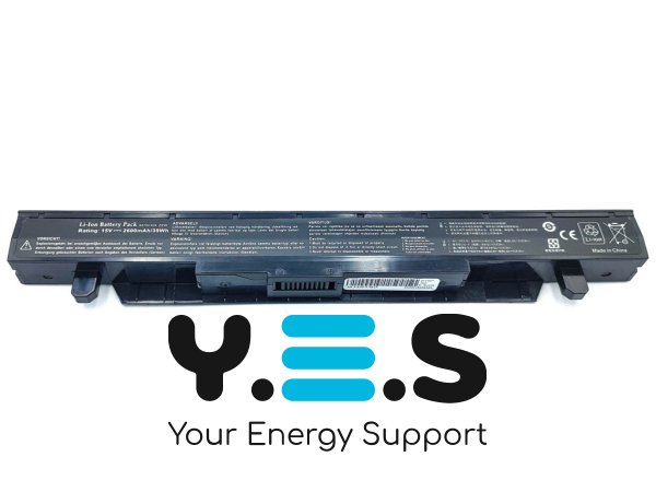 Акумулятор A41N1424 для ноутбуків ASUS FX-PLUS Series, 15V 2600mAh