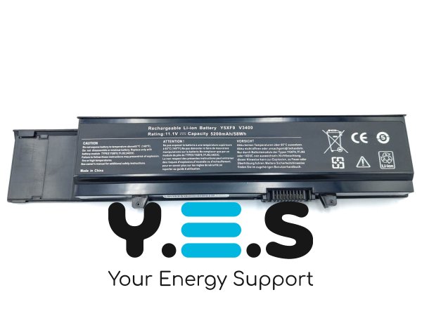 Акумулятор для Dell Vostro 3400/3500/3700 Y5XF9 (7FJ92/4JK6R/CWX2D/TXWR/Y5XF9/TY3P4) 10.8V 5200mAh