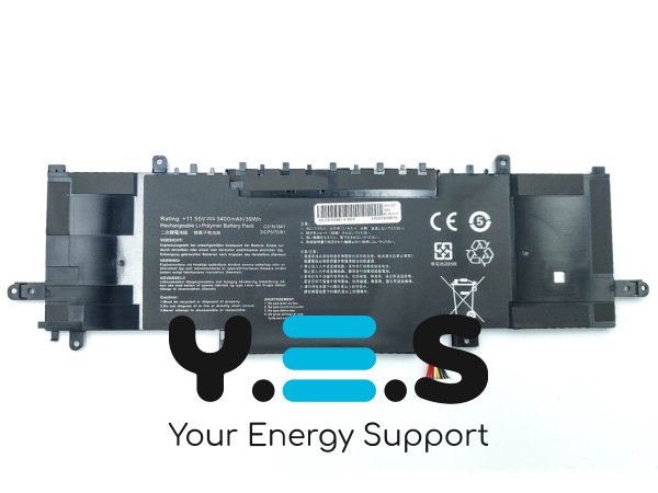 Акумулятор C31N1841 для ASUS ZenBook UX334FL UX333FAC UX433FL UX433FLC UM433DA UM433IQ UM434DA UM434IQ 11.55V 3400mAh 39Wh