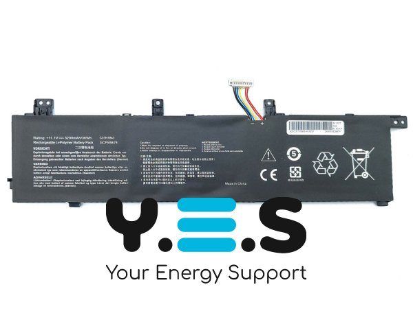 Акумулятор C31N1843 для ASUS VivoBook S14/S15 S432FA/S432FL/S532FA/S532FL X432FA/X532FL 11.1V 3200mAh 35.5Wh