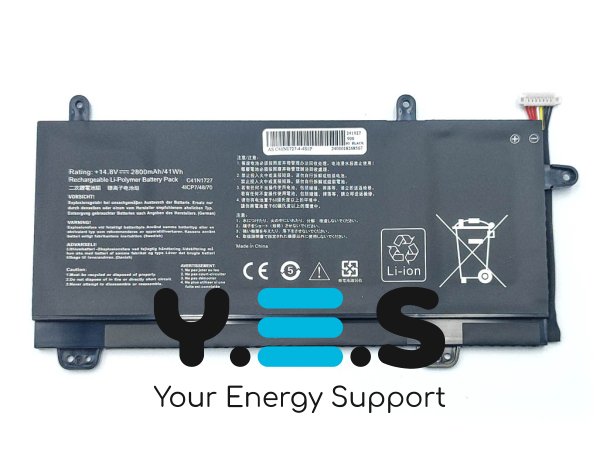 Акумулятор C41N1727 для ASUS GM501 GM501GM GM501GS GU501 GU501GM, 14.8V 2800mAh 41.4Wh