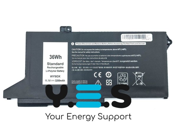 Акумулятор WY9DX для Dell Latitude 5420/5520, 11.1V 3200mAh 35Wh