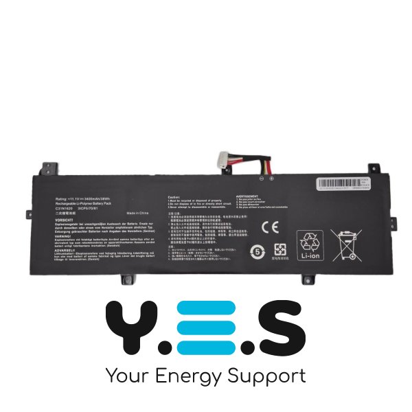 Акумулятор C31N1620 для ASUS PU404 PU404U PU404F PU404UF, 11.1V 3400mAh (B-Version)