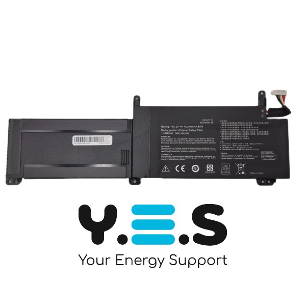 Акумулятор C41N1716 для ASUS ROG Strix GL703GM/GL703GS S7BS8750, 15.2V 4500mAh